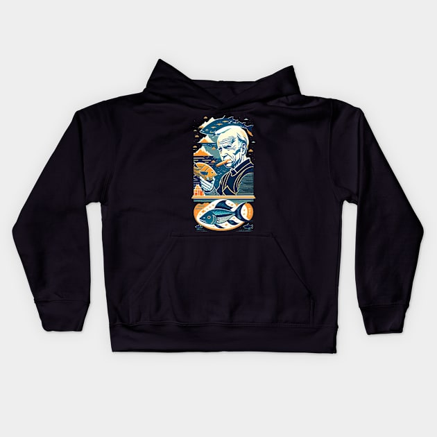 Whistling to the Fish Kids Hoodie by Doctor Doom's Generic Latverian Storefront